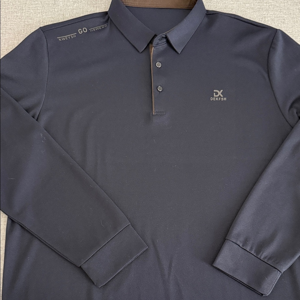 Men’s lightweight Navy performance Polo Shirt